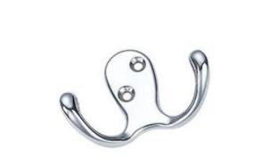 Quality Zinc Alloy Old Style Decorative Metal Coat Hooks For Hanging Silver Color wholesale