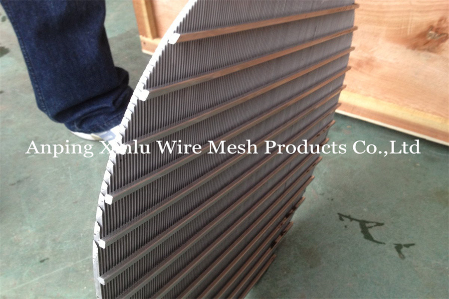 Diameter 500mm Johnson Wedge Wire Screen Flat Panel For Filtering And Grain Drying