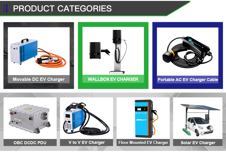 Smart DC Fast Portable EV Charger Station Electric with 7kW Output Power and CHAdeMO CCS Connectors