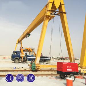 Quality MG Model Double Beam Mobile Rail Mounted Gantry Crane For Steel Factory wholesale