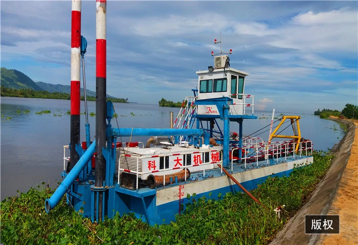 Diesel Engine Draft 1.3m Sand Dredger River Sand Mining machine