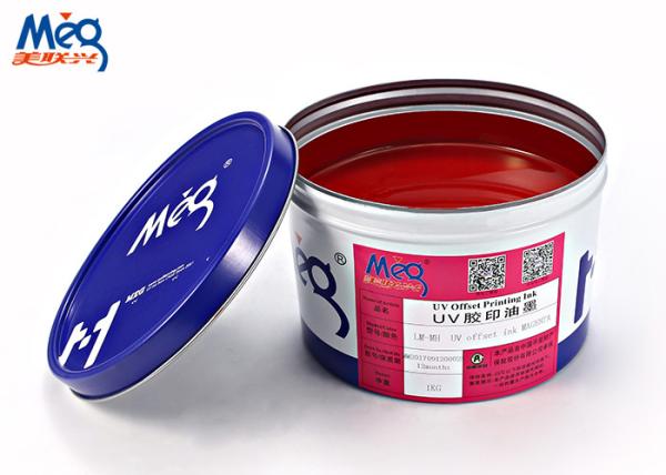 Cheap High Resolution UV Offset Ink , Thermal Paper Offset Printing Ink 12 Month Lifespan for sale