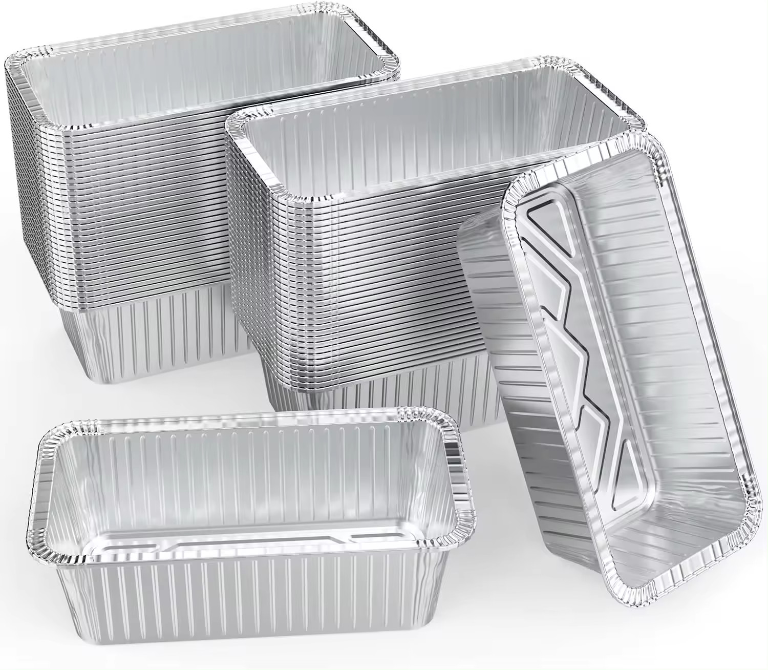 Aluminum Disposable Tray Aluminum Foil Plate Oblong Round Square Shape