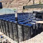Pressed Steel Sectional Modular Underground Water Storage Tanks GSC BDF