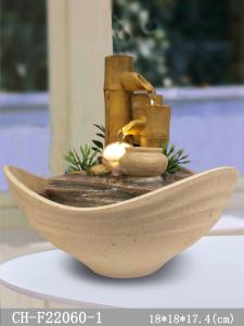 Quality 7 Inch Electric Bamboo Indoor Waterfall Fountain wholesale