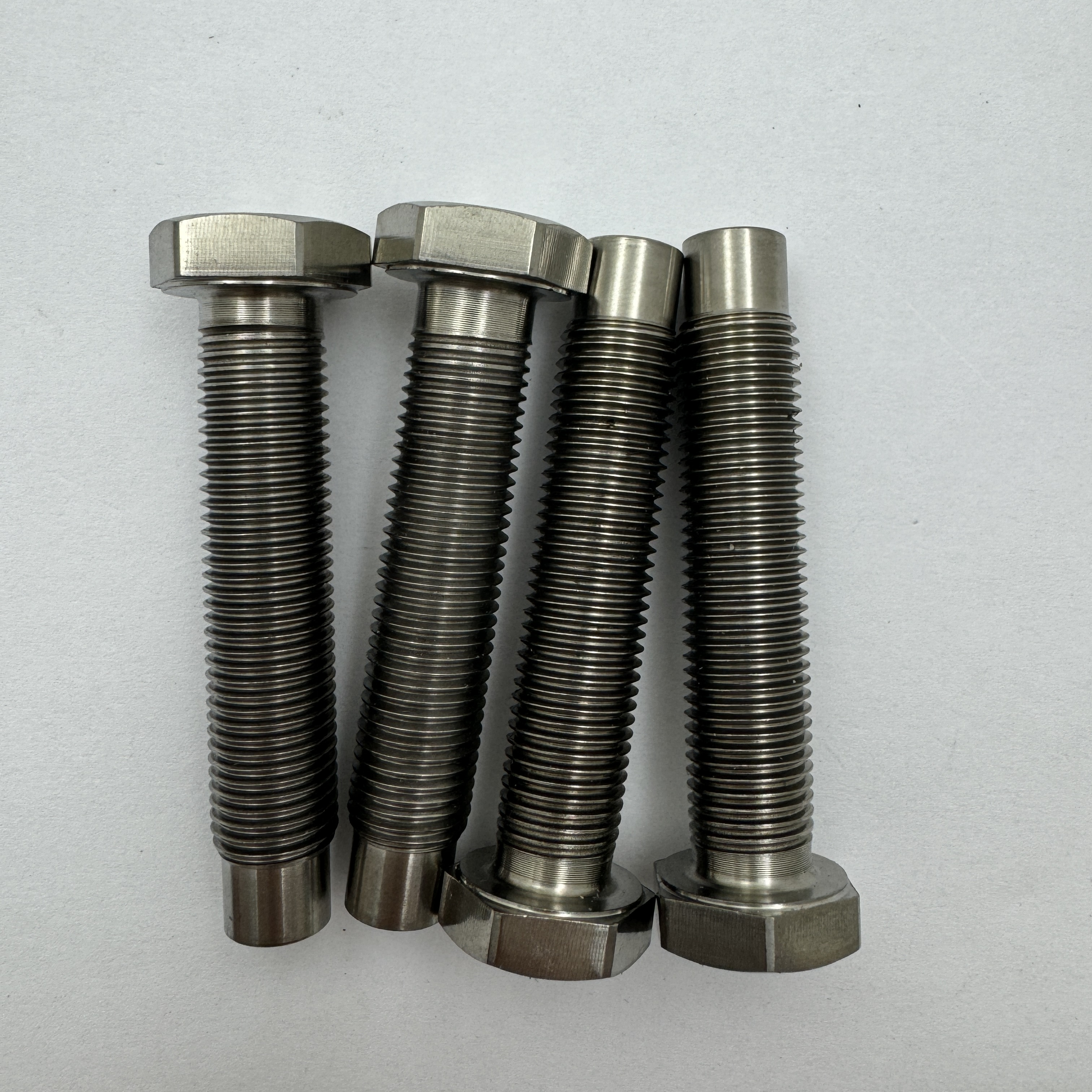 Sprint Titanium Torsion Stop 3/8"-24 Bullet Nose Micro Adjust Bolt with Natural Finish Stock DIN Standard