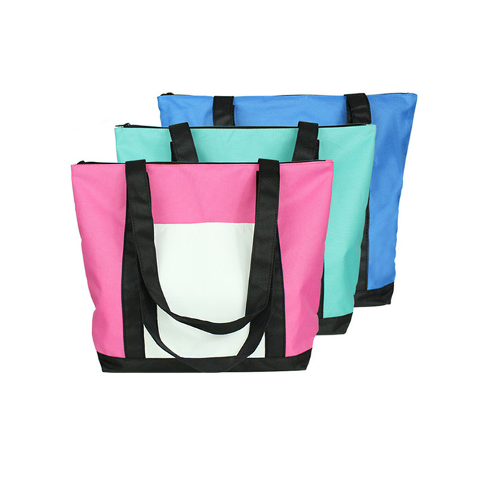 Colored Sublimation Diaper Bag Blanks Printable Canvas Mom Bag Sublimation Printing