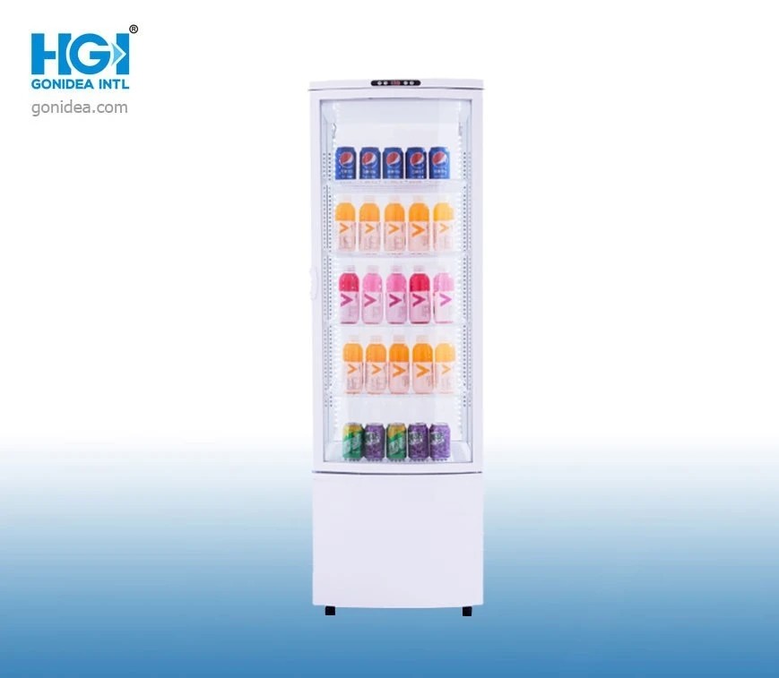288L Vertical Beverage Upright Showcase Cooler Floor Standing