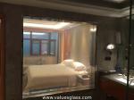 Bathroom Privacy Shower Glass Switchable Smart Glass 50000 Hours Life Time