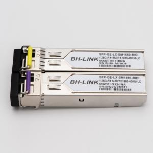 Quality Bidirectional Fiber Optic Transceiver Compatible With Huawei SFP-GE-LH40-SM1550/1490 wholesale