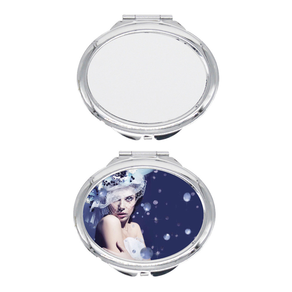 Elegant Simple Design Sublimation Compact Mirror Blanks For Makeup Tool