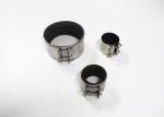 Heavy Steel Band 2 10 Inch Pipe Clamp , A-Type Pipe Couping Inner Rubber Heavy