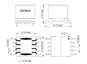 Quality ISO9001 SDM 10P Planar Power Transformer wholesale