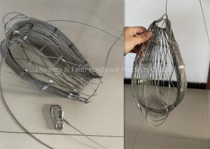 China 1.5mm Thick Stainless Steel 316 Ferrule Wire Rope Mesh Bag For Backpack on sale