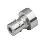 CNC Precision Fabrication Parts Zinc Plated CNC Machining Knurling Parts