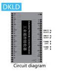 Four-way dual speed switch industrial remote control