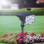 Garden 28CM 3.7V 2200mah High LED Solar Landscape Spotlights