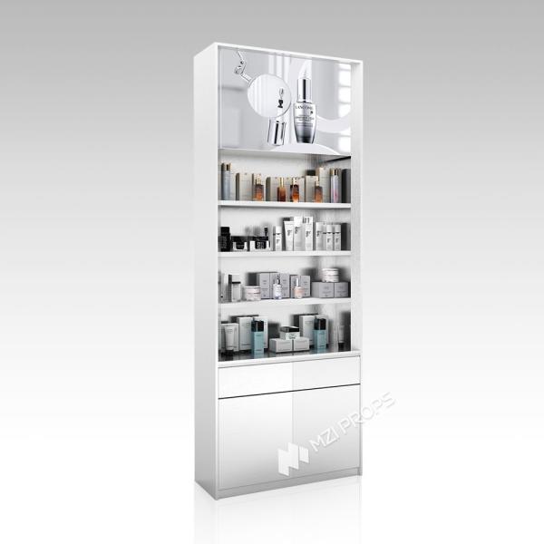 Cheap YZoS-U1 60mm Soft Film Light Box Skincare Display Cabinet With Silver Brushed Edges for sale
