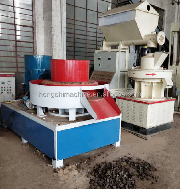 Solid Waste Recycle Biomass Pellet Machine Industrial Plastic Waste Cube Briquette Press For Fuel
