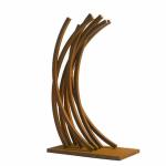 Modern Abstract Ring Rustic Metal Yard Art Garden Sculptures ISO9001