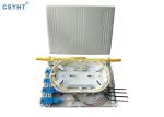 ABS PLC 4C Fiber Optic Distribution Box 10mm Cable Indoor Wall Mount