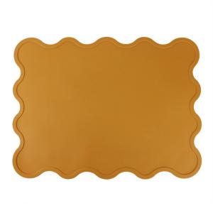 Quality Non-slip Food Grade Kids Silicone Placemat Irregular Shape For Baby Feeding table mat wholesale