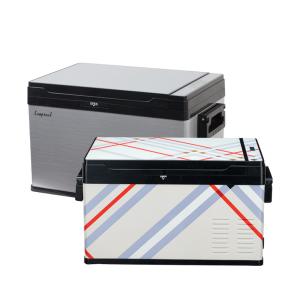 Quality 50L Portable Camping Outdoor Truck Boat Caravan 12V 24V Mini Fridge Freezers wholesale