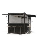 20FT Mini Pop-up Shop Container for Fast-Food Restaurant Convenience Store Kiosk
