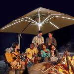 Customized Color Modern Outdoor Furniture Garden Patio Umbrella for Hotel and