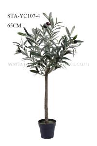 Quality Small Artificial Olive Tree Bonsai 65CM Plastic Potted Fake Olive Tree wholesale