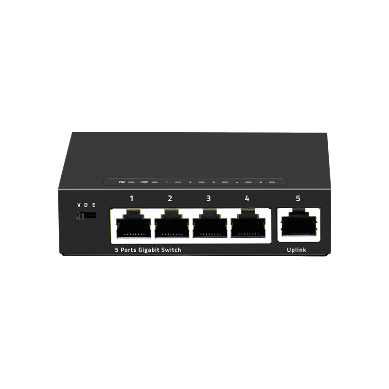 5-Port Full Gigabit VLAN Network Ethernet Switch 10Gbps Capacity POE SNMP QoS Functions 3-Year Managed Adapter CCTV System Stock