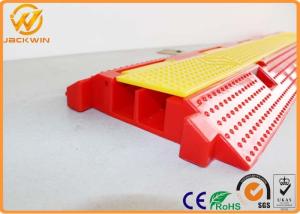 Quality 2 Channel Floor Plastic Cable Protector Ramp Size 1000*245*45 mm 2.5 kgs wholesale