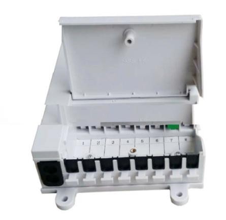 4 Fiber Optic Termination Box 1X8 PLC And 8 Coupler SC/APC Shutter Type