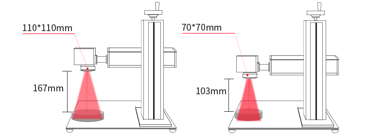 20W 30W 50W Fiber Laser Marking Machine for Metal Paint Plastic Pen Gold Silver JewelryHandling Weight kg 35 KG
