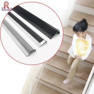 Quality 3mm Aluminum Stair Nosing For Concrete Stairs Powder Coating wholesale