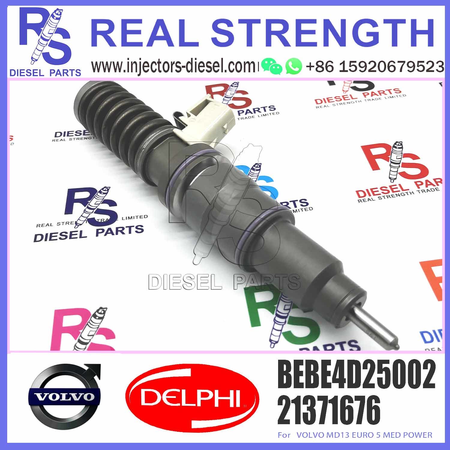 New Diesel Fuel Injector 21371676 85003267 BEBE4D25002 BEBE4D25101 BEBE4D25102 7421340615 For V-O-L-V Trucks D13C Euro 5