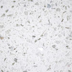Quality 3200*1800*18MM Frostine White Glass Quartz Decorative Flooring Tile wholesale