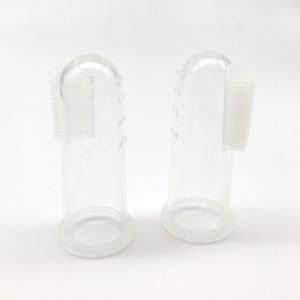 Quality Cleaning Supplies Infant Toothbrush Dental Hygiene Food Grade Silicone Gum Massager Teether Brush for Babies Toddlers wholesale