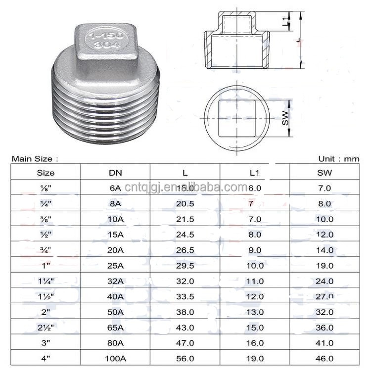 ODM Support Tee Connector Stainless Steel 304 316 Plumbing Fittings NPT BSP Threaded Connection Equal Tee Pipe Fittings