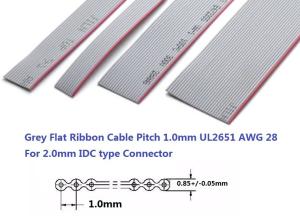 Quality 10 Pin 40 50 60 64 Cores Flat Ribbon Cable UL2651 AWG28 For 2.0mm IDC Connector wholesale