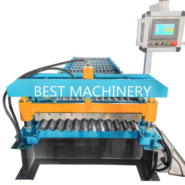 Coil Width 1000mm Roofing Sheet Roll Forming Machine Corrugated Steel Profile
