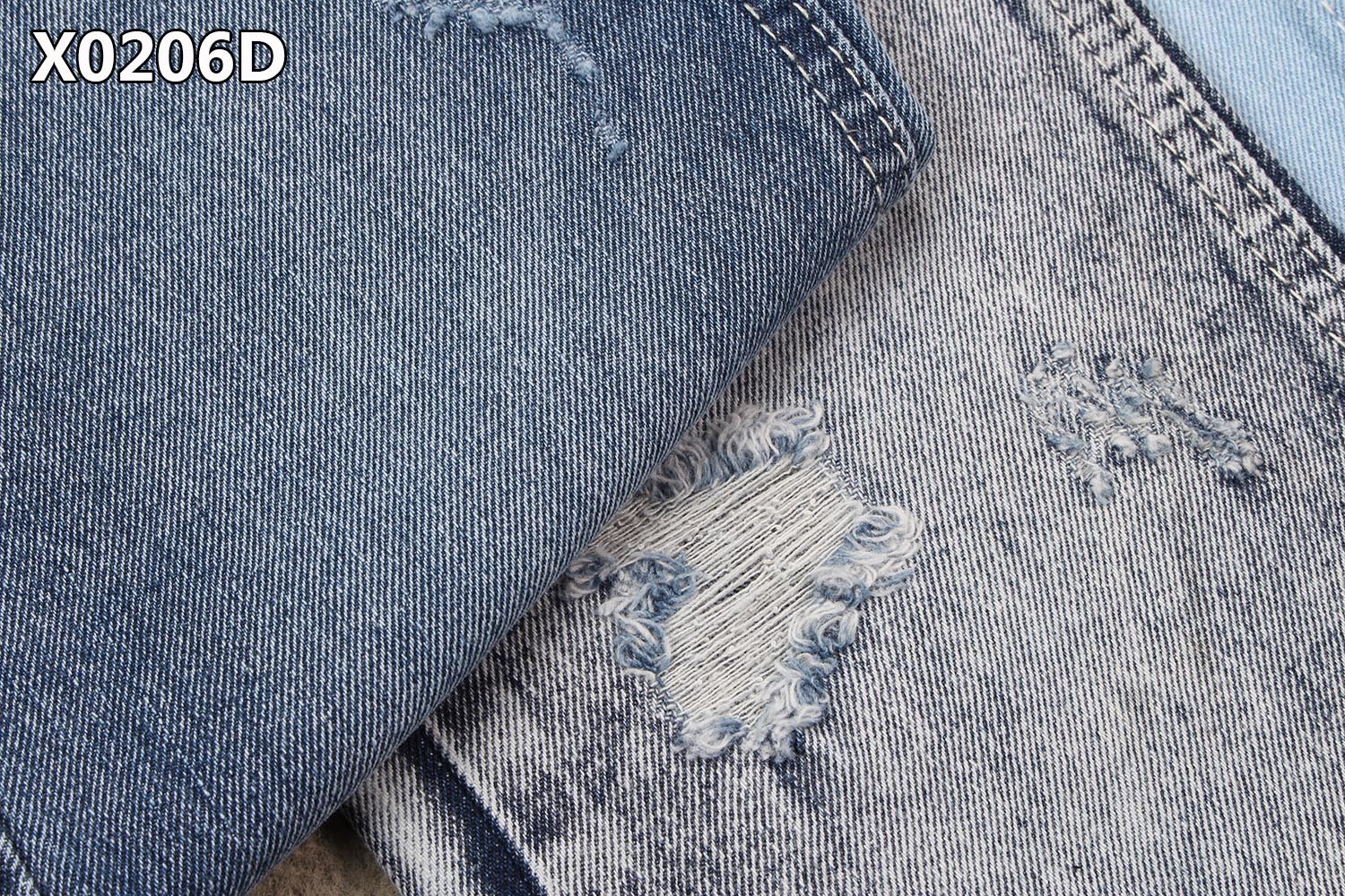 100% Cotton Jeans Denim Fabric For Jacket Trousers Overalls Dress