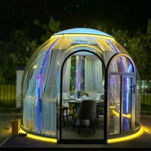 Quality Hot-Selling Fashionable Design PC Bubble House For Hotel Dome Tent Modular Prefab Dome house wholesale
