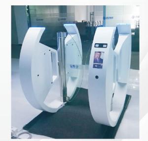 Quality Face Recognition Barcode Scanner Turnstile Gate 35p/m Anti Pinch wholesale