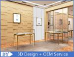 Luxury 3D Design Jewellery Display Cabinets For Shops / Glass Jewellery Display