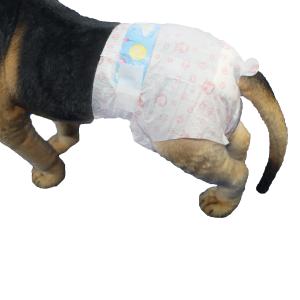 Quality 100% Cotton Super Absorbent Disposable Pet Diapers Elastic Waist Female Dog Diaper wholesale