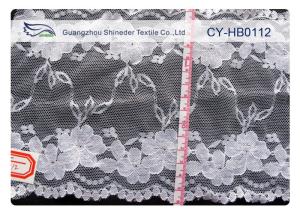 Quality 100% Nylon Lace Fabric , High Tenacity for Garment , Dress CY-HB0112 wholesale