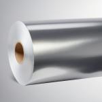Vacuum Metallized Golden Foil Paper High Water Resistant 55GSM Metallic Wrapping