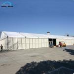 Cutomized Temporary Warehouse Marquee , Storage Warehouse Tent Rocky Walls