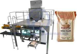 Quality Feed Pellet Automatic Big Bag Filling Machine For 25 KG PP Woven Bags wholesale